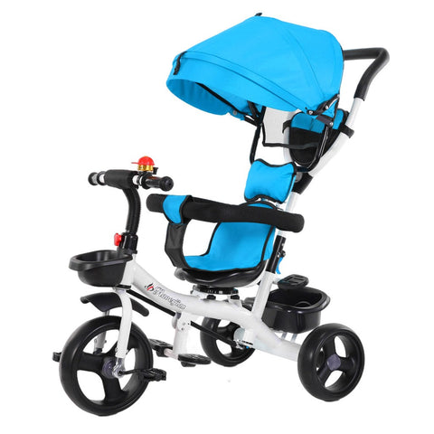 5-in-1 Baby Ride-On Tricycle Trike Stroller