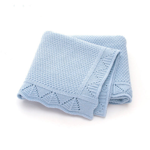 Knitted blanket baby windproof cover