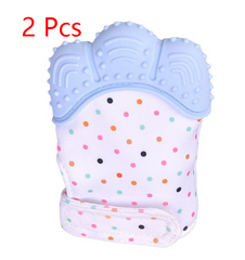 Baby teether baby anti-bite silicone molar gloves
