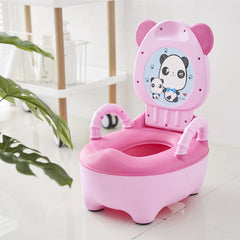 Children's potty baby toilet seat back portable comfort basin