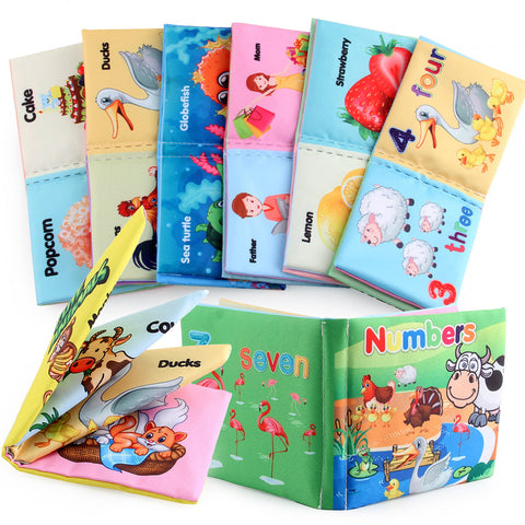 Cloth Books Soft Baby Sound Books Early Learning Educational Toys 0 -12 Months