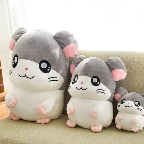 Standing Little Mouse With Cute Expression And Sleeping Doll