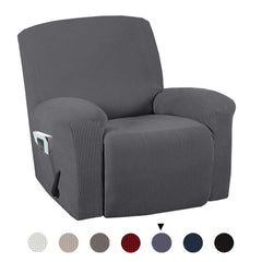 Stretch Solid Color Full Recliner Cover