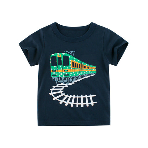Boys short sleeve Cyte Train T-shirt