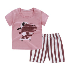 Baby short sleeve suit