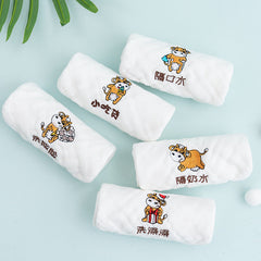 Children's Towel Embroidery Baby Saliva Towel