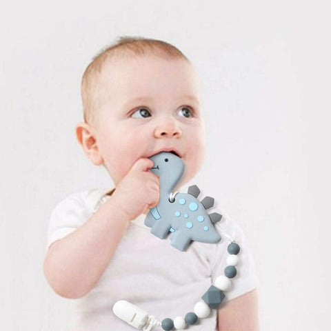 Children molar toys Dinosaur Silicone Teether
