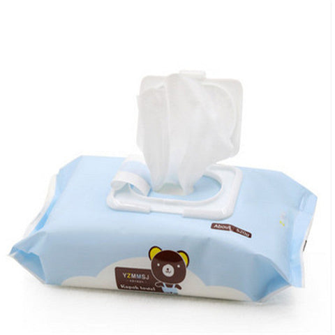 Baby wipes with lid