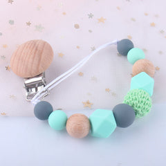 Baby silicone pacifier chain