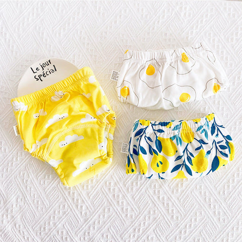 Happy Flute Baby Reusable Diapers Panties Potty Training Pants For Children