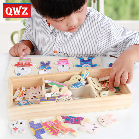 Dressing Matching Puzzle Jigsaw Puzzle Toy