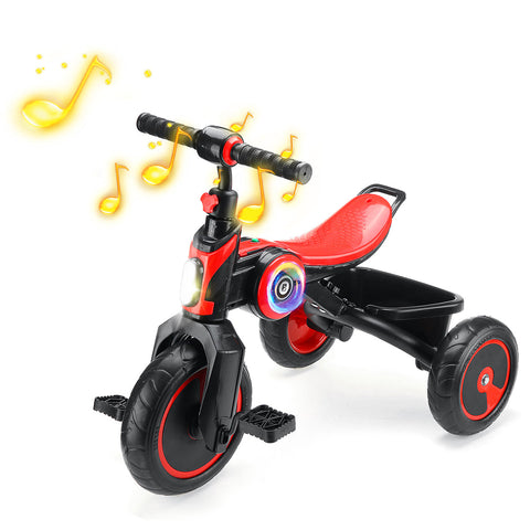 Kids Tricycle Portable Baby Stroller 3 Wheel Bicycle